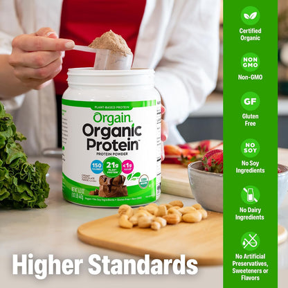 Orgain vegan protein powder no lactose ingredients
