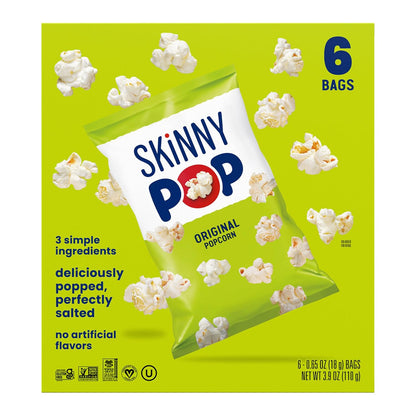 SkinnyPop Original pantry snack pack