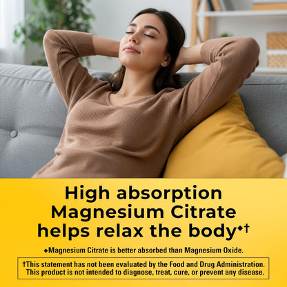 Nature Made magnesium softgel supplement bottle details