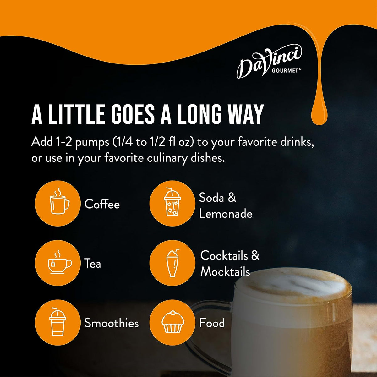 DaVinci Gourmet syrup pack of one bottle