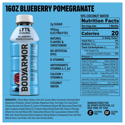 Blueberry Pom low calorie sports drink multipack