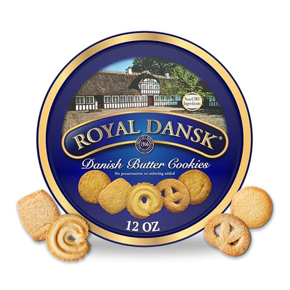Royal Dansk assorted butter cookies 12 oz tin