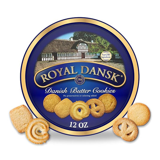 Royal Dansk assorted butter cookies 12 oz tin