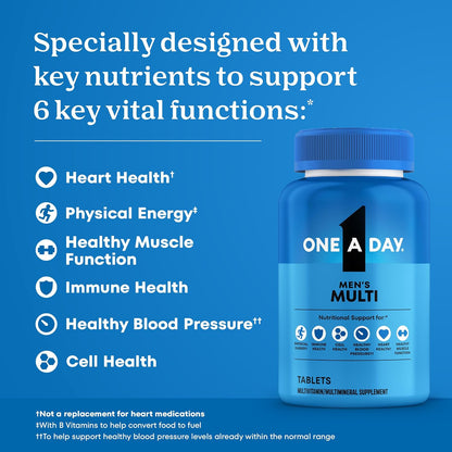 ONE A DAY men’s vitamins for everyday wellness support