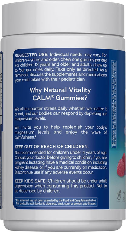 Vegan gluten-free magnesium gummies bottle