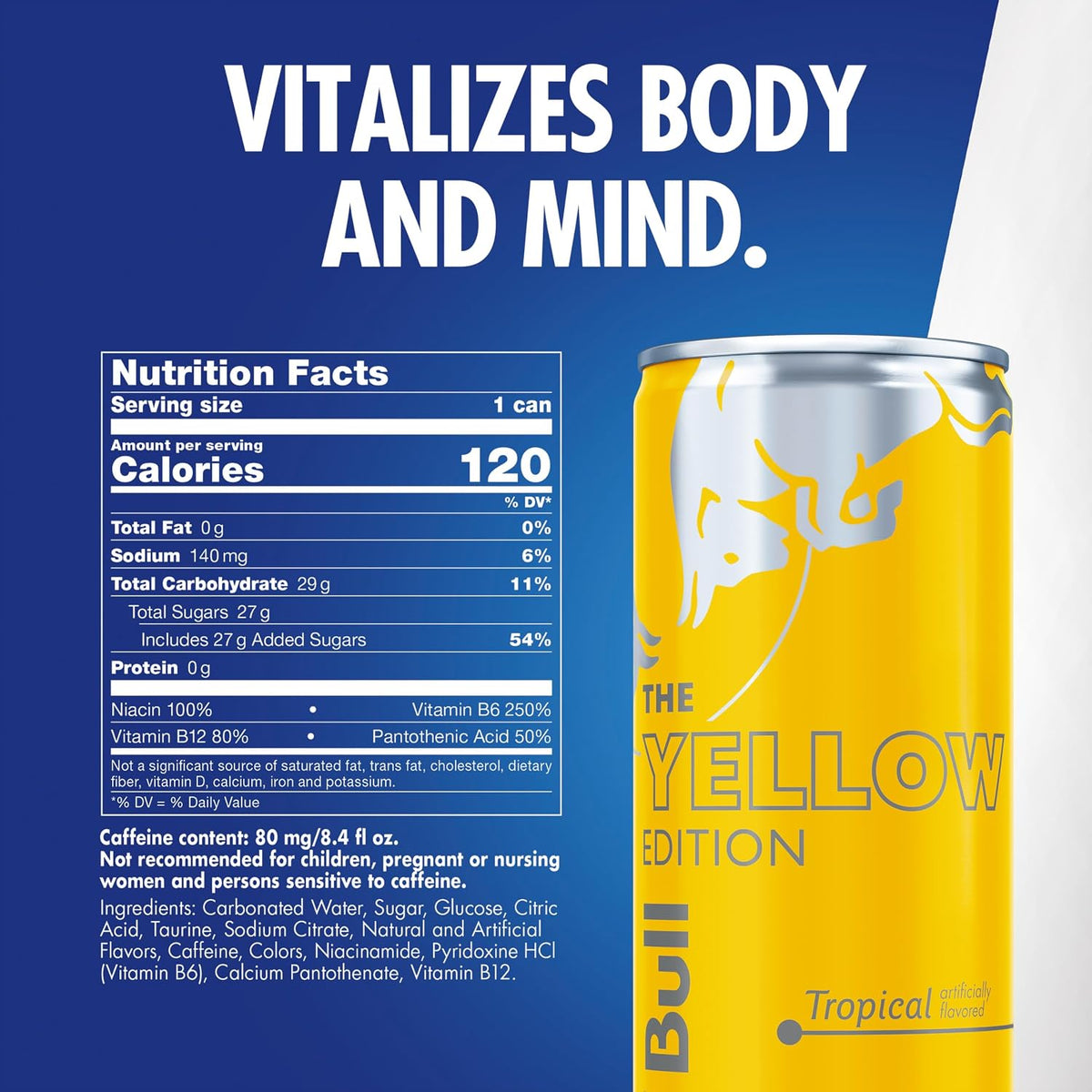 Tropical energy drink from Red Bull
