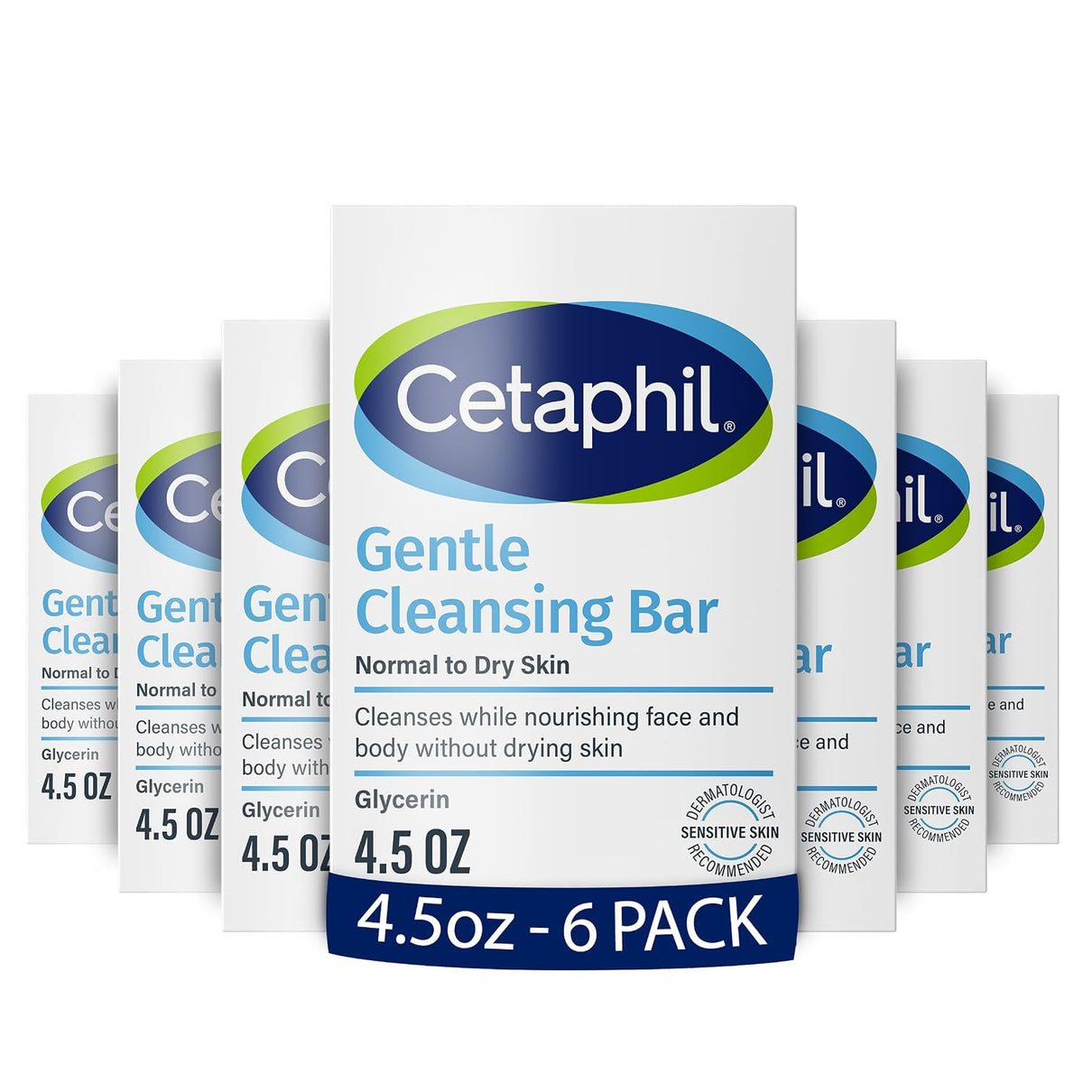 Cetaphil cleansing bar for sensitive and dry skin