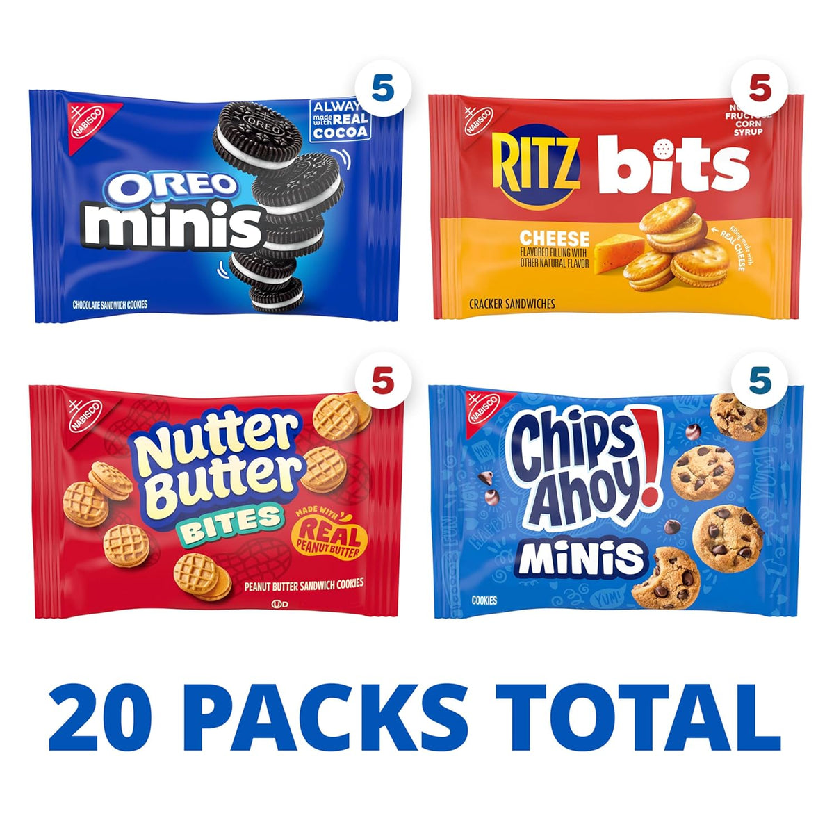 CHIPS AHOY Minis chocolate chip cookie snack packs