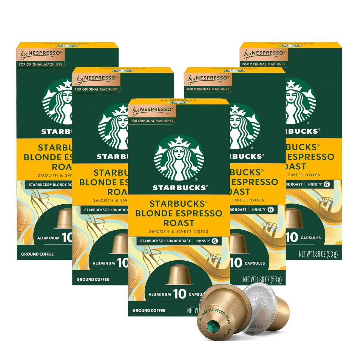 Starbucks Blonde Roast Nespresso Original espresso pods