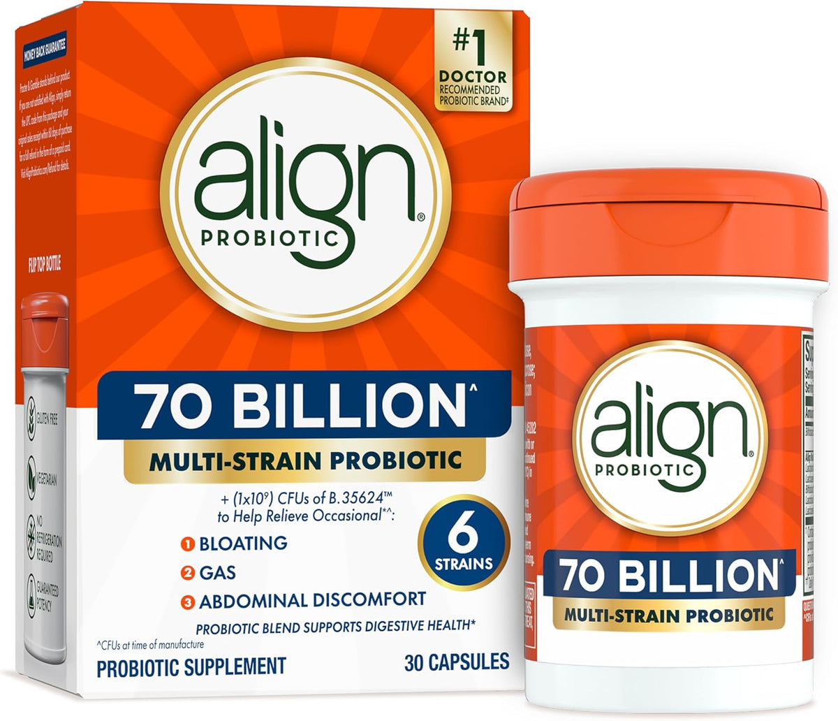 Align 6 strain daily probiotic supplement