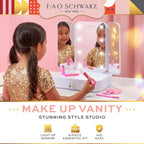 Included eyeshadow blush lipstick and lip gloss set