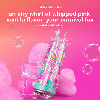 Alani Nu Cotton Candy vegan energy drink pack