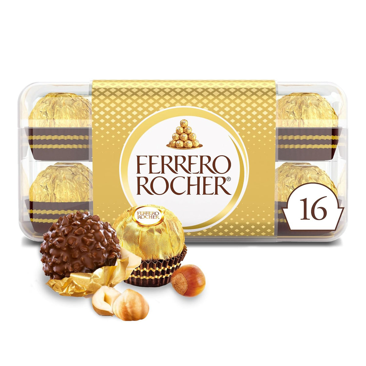 Ferrero Rocher hazelnut milk chocolates 7 oz