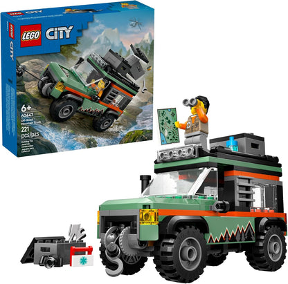 LEGO 4x4 mountain truck building set for kids