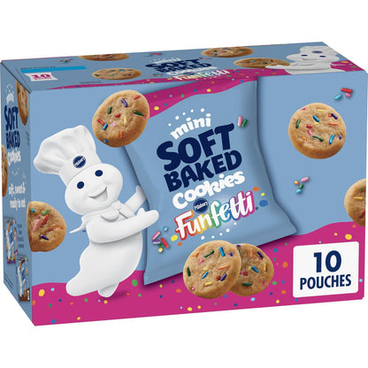 Pillsbury Funfetti mini cookies in a 10-count pack