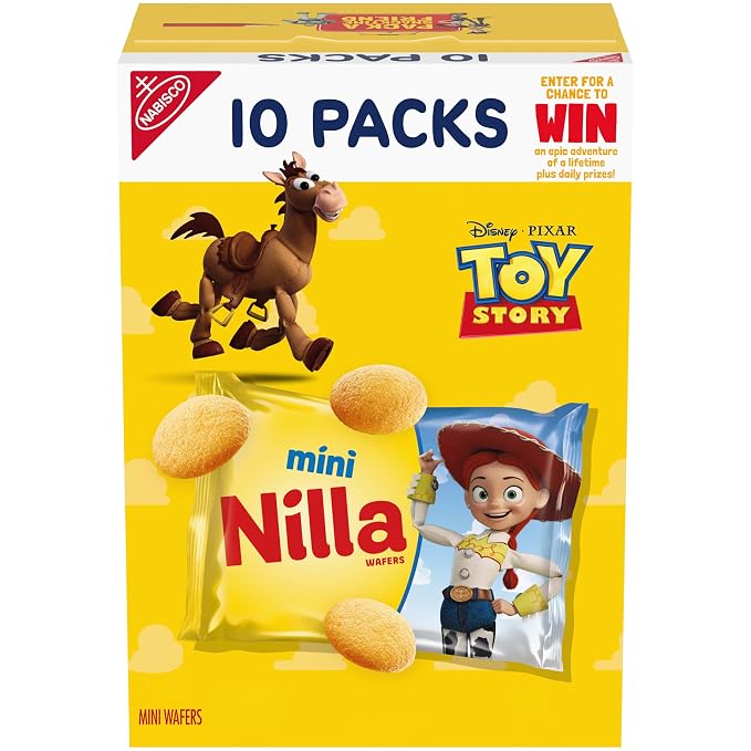 Nilla Wafers Mini Vanilla Wafer Cookies 10 snack packs