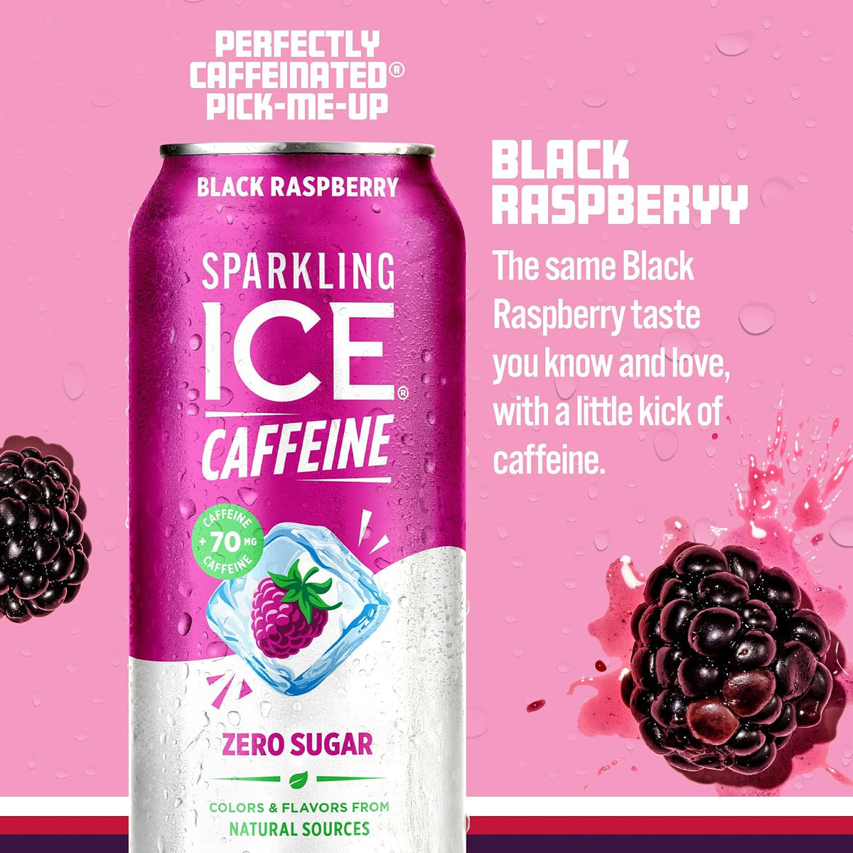 Sparkling Ice Black Raspberry 16 fl oz cans