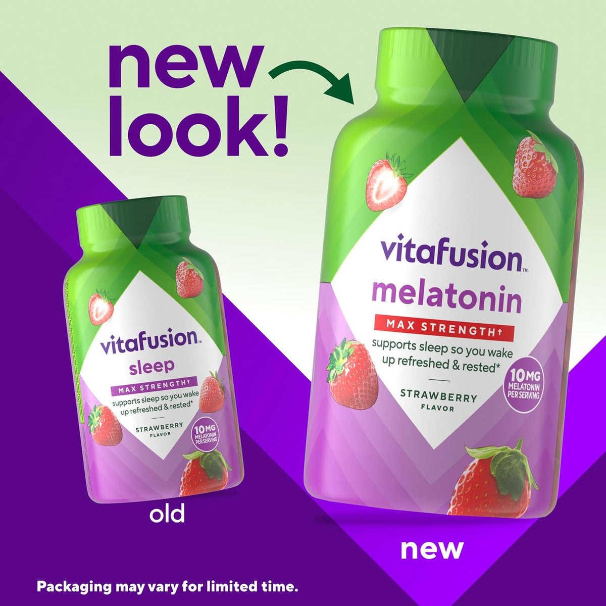 Vitafusion adult melatonin gummies 100 count