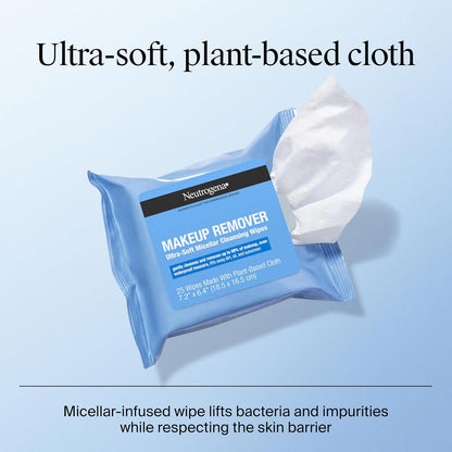 Neutrogena ultra soft makeup remover wipes 7 ct