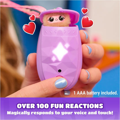 Interactive Peekimo pet pod with mood lights