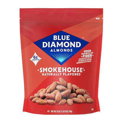 Blue Diamond Smokehouse flavored almonds 25 oz pack