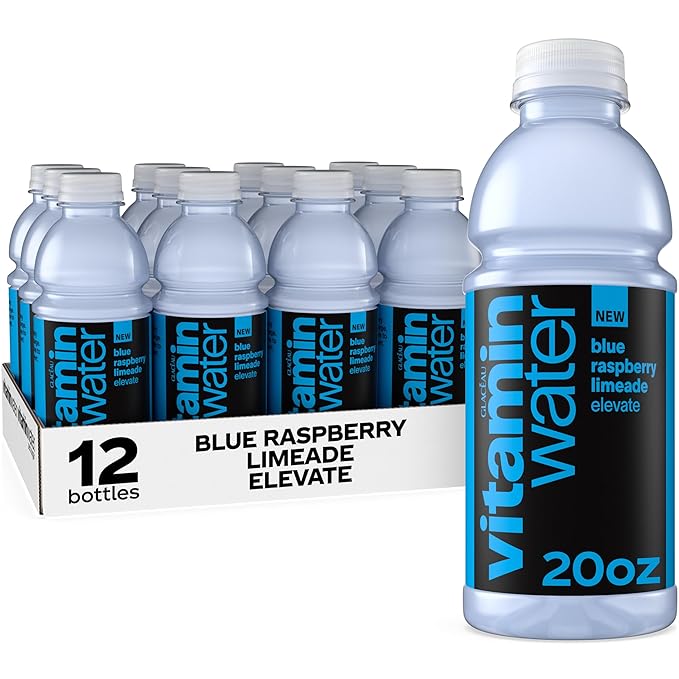 vitaminwater Elevate Blue Raspberry Limeade nutrient-enhanced water