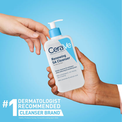 CeraVe cleanser with salicylic acid and ceramides