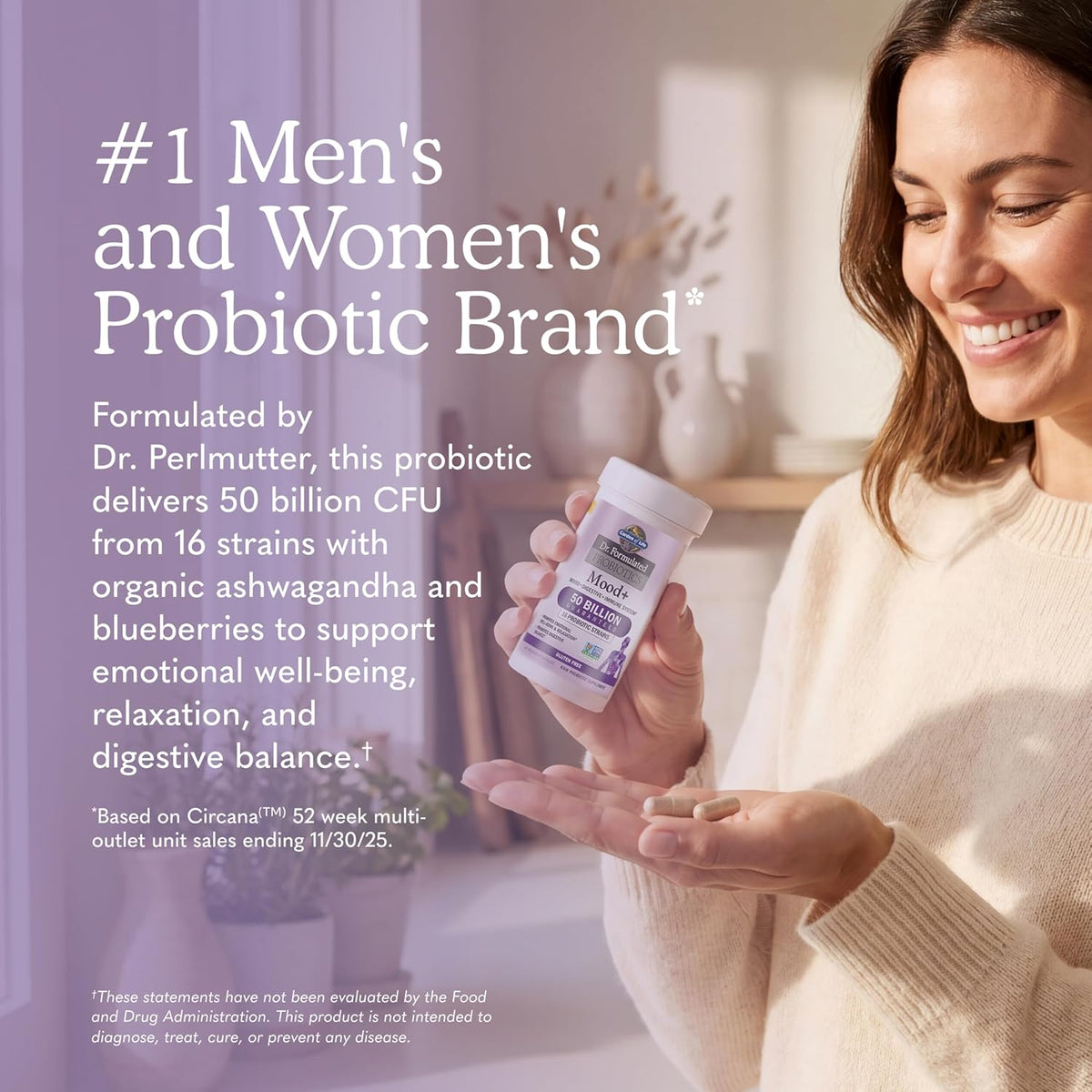 Shelf stable Garden of Life probiotic capsules
