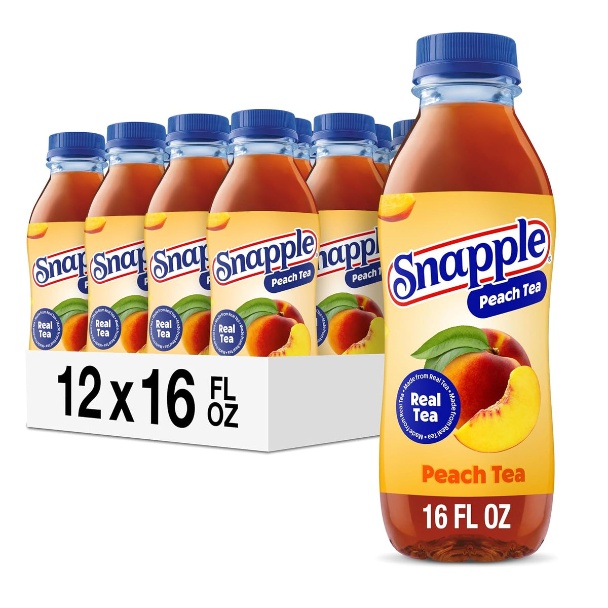 Snapple peach iced tea bottle pack