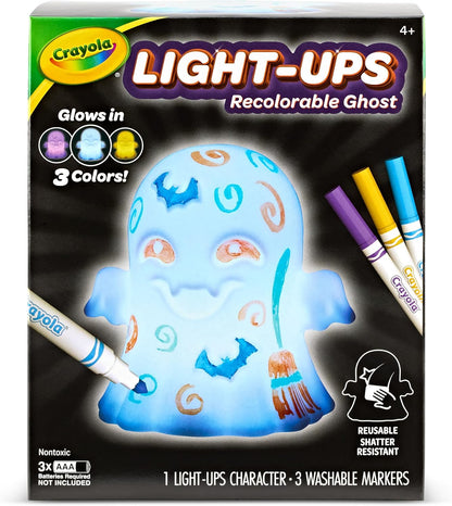 Halloween ghost with washable markers