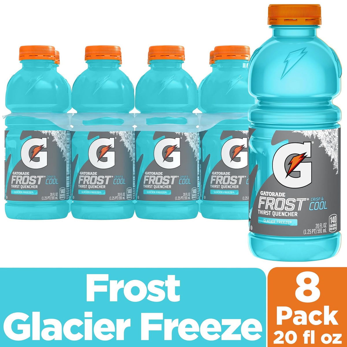 Gatorade Glacier Freeze ready to drink beverage pack