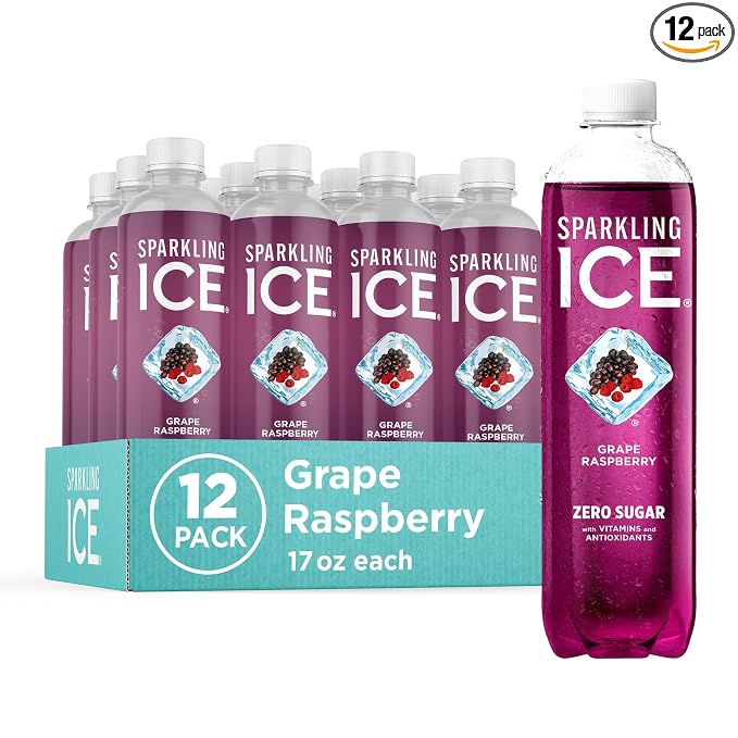 Sparkling Ice Grape Raspberry sparkling water 12 pack