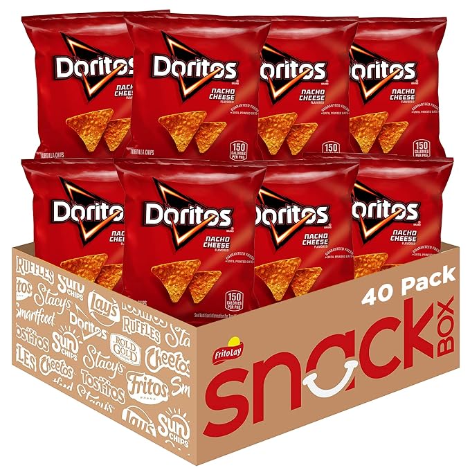Doritos Nacho Cheese tortilla chips 40 pack