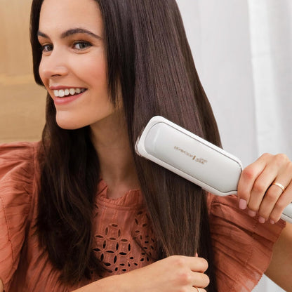 Shine Therapy flat iron for frizz-free-looking hair