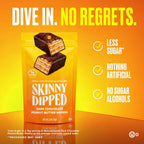 3.17oz SkinnyDipped chocolate peanut butter wafer treat