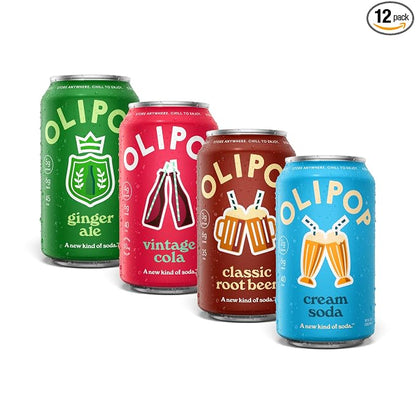 OLIPOP Classic Soda Variety 12 pack