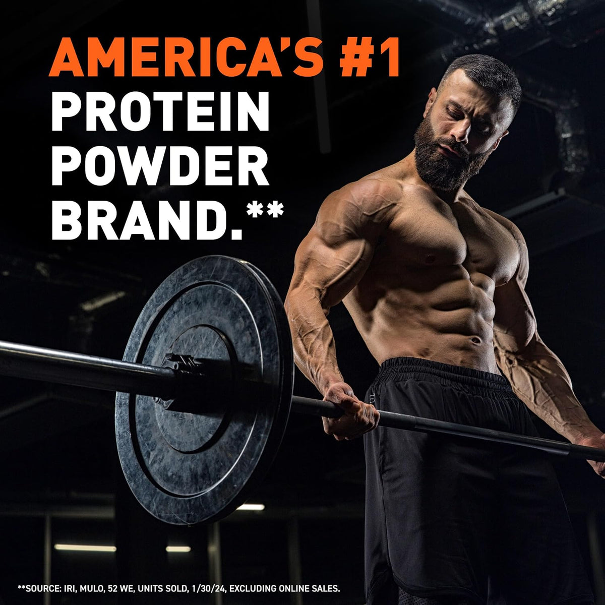Chocolate Body Fortress protein powder container