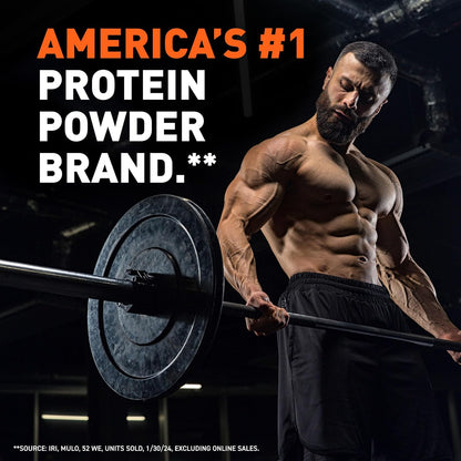 Chocolate Body Fortress protein powder container