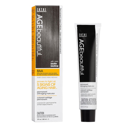 Professional salon-quality hair dye with biotin formula