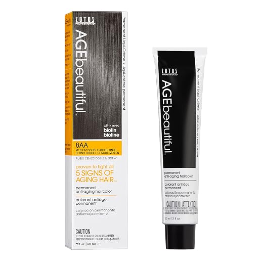 AGE beautiful permanent hair color cream for gray coverage