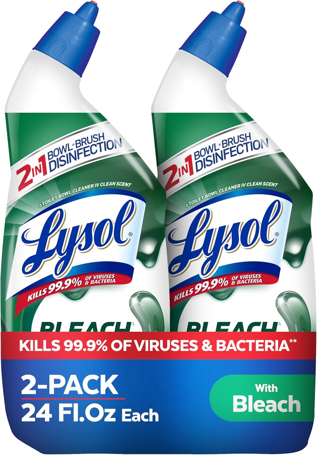 Toilet Bowl Cleaner Unisex Clinging Gel 24 oz