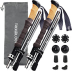TREKOLOGY Trek-Z lightweight trekking poles with aluminum shafts