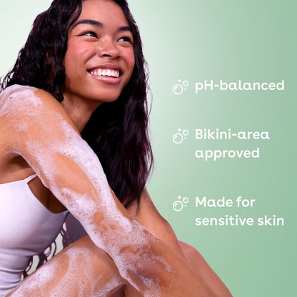 Vegan cruelty-free eos body wash with shea butter
