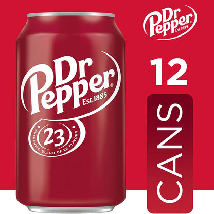 Dr Pepper 12 fl oz can beverage pack