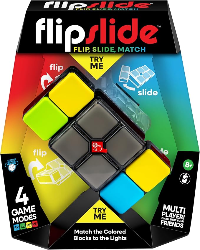 MOOSE GAMES Flipslide handheld puzzle travel game for ages 8 and up
