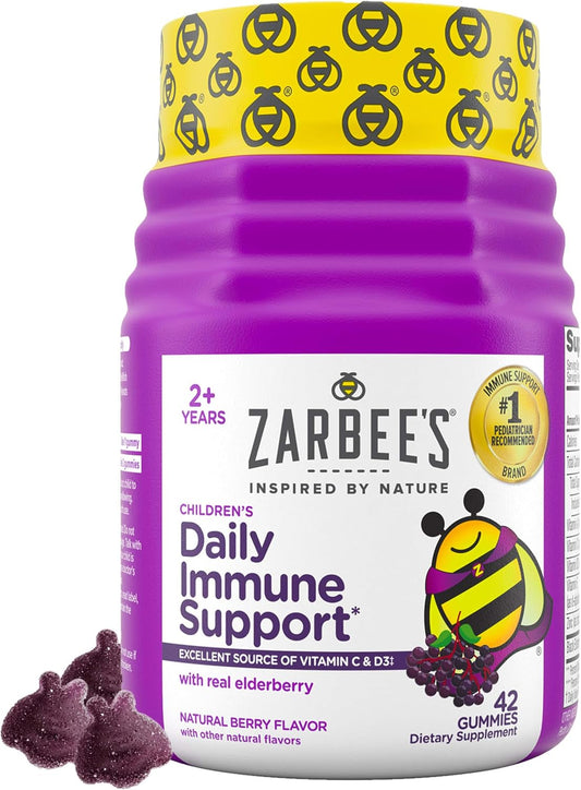 Zarbee's elderberry gummies for kids 42 count