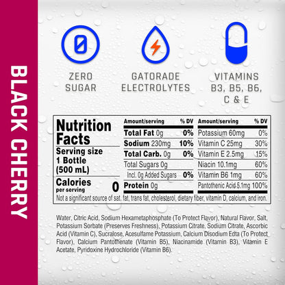 Zero sugar Propel electrolyte water with vitamins C and E