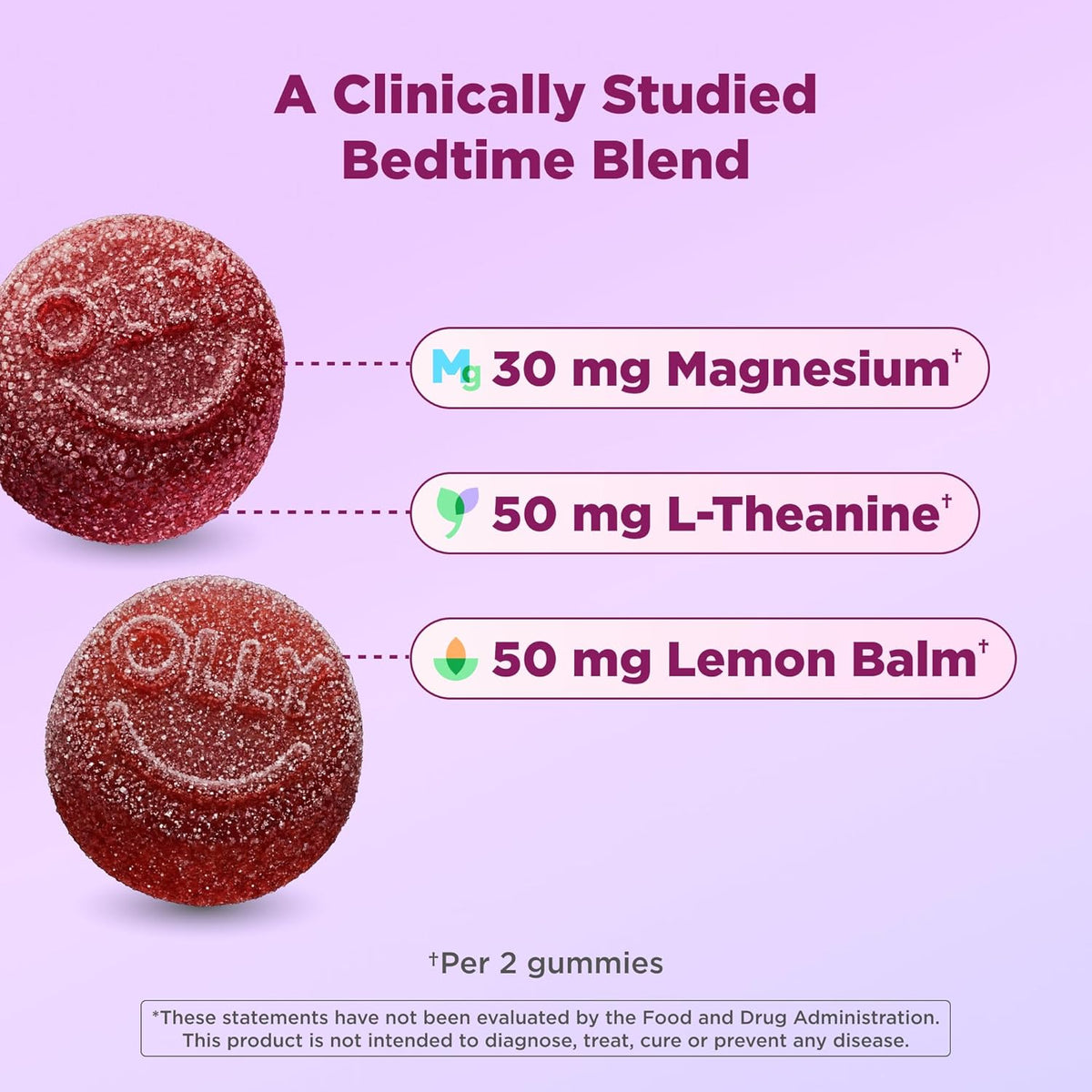 OLLY melatonin-free sleep support supplement for kids