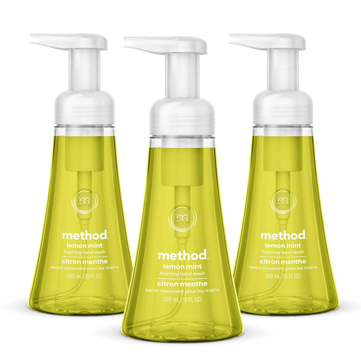 Method foaming hand wash bottle in Lemon Mint