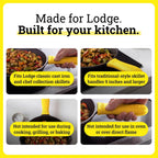 Flexible silicone handle sleeve for Lodge frying pans